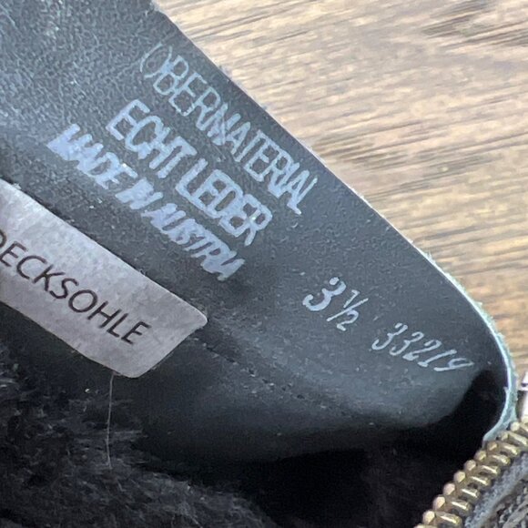 \PAUL GREEN Natick Faux Fur Lined Boot Crinkle Leather Black Women's Sz 6 US - Picture 10 of 11